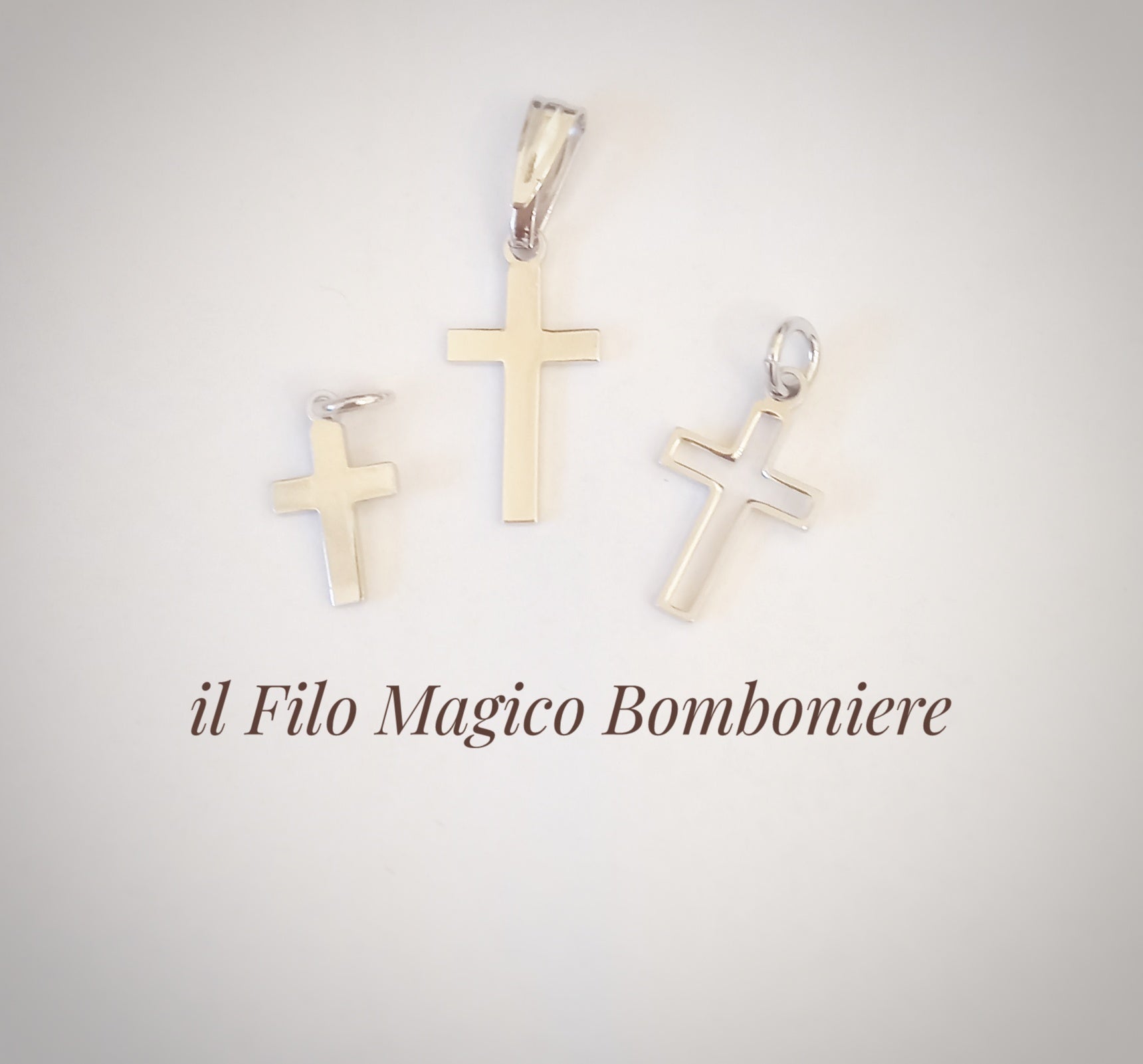ciondoli croci in argento 925