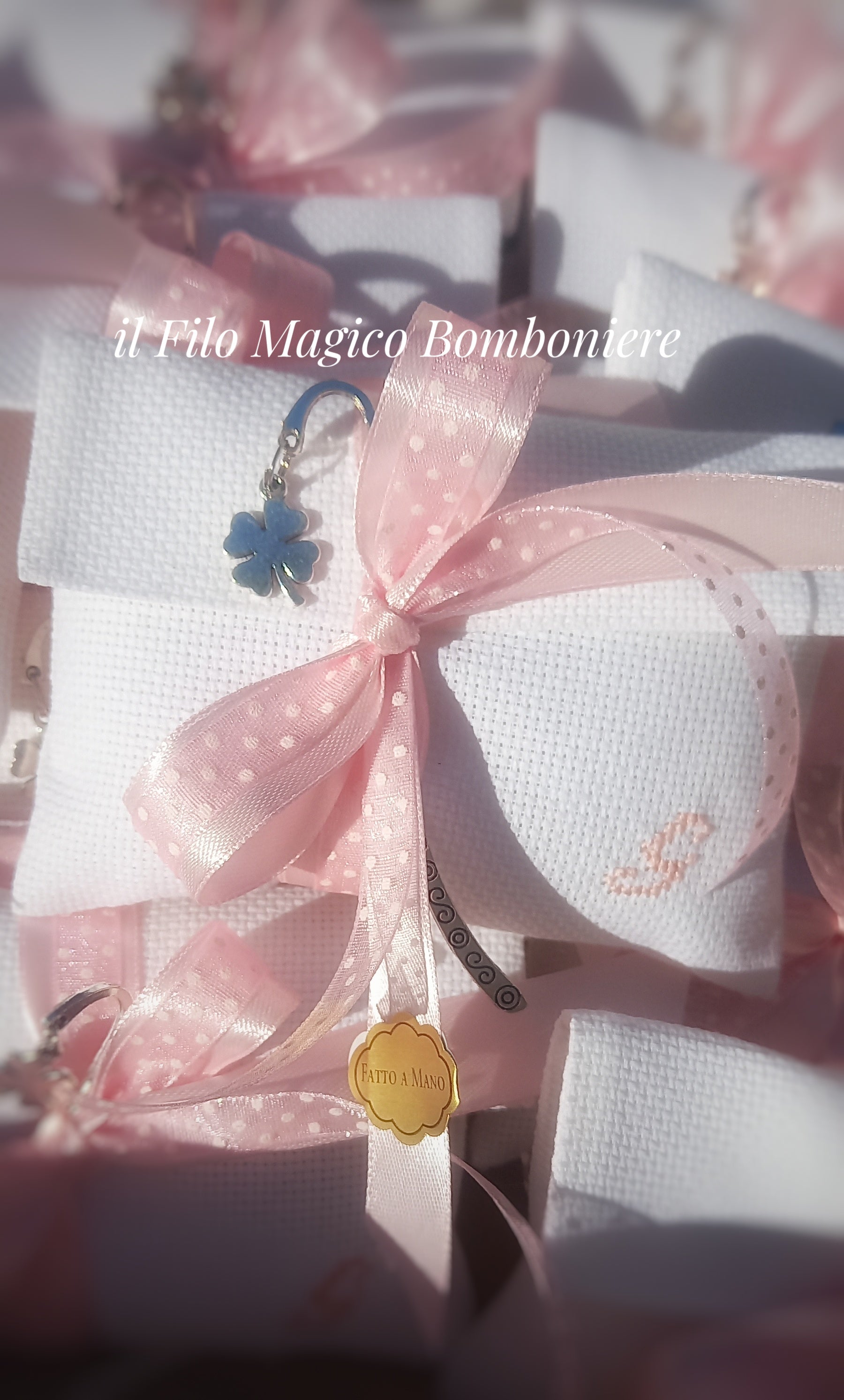 bomboniere comunione o battesimo realizzate a mano